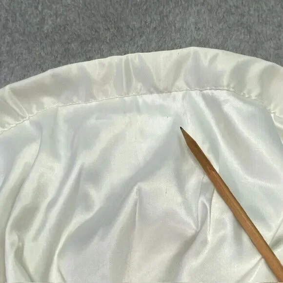 Bearington Baby Teddy Bear Plush Large Lovey Security Blanket White Embroidered - Picture 10 of 12